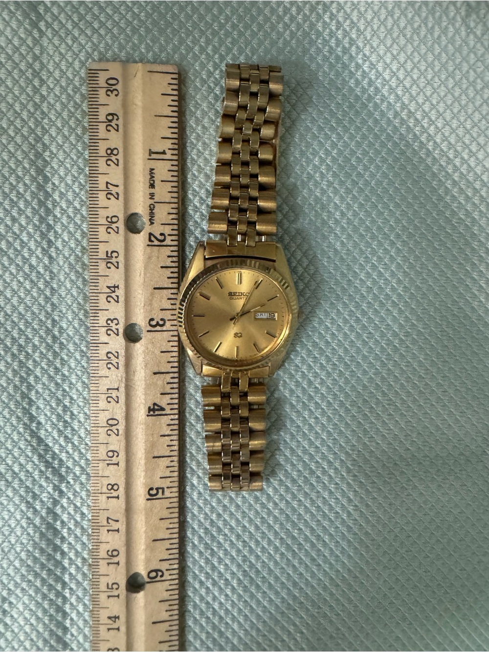 Seiko Gold-Tone Men's Day-Date Presidential Watch - Picture 2 of 14